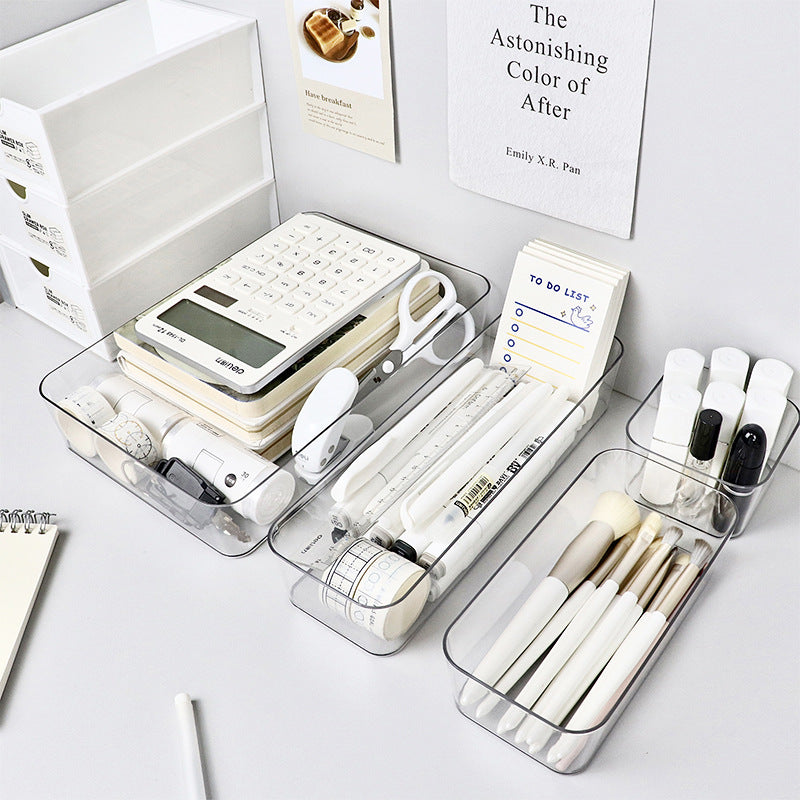 Premium Clear Drawer Organizer Tray